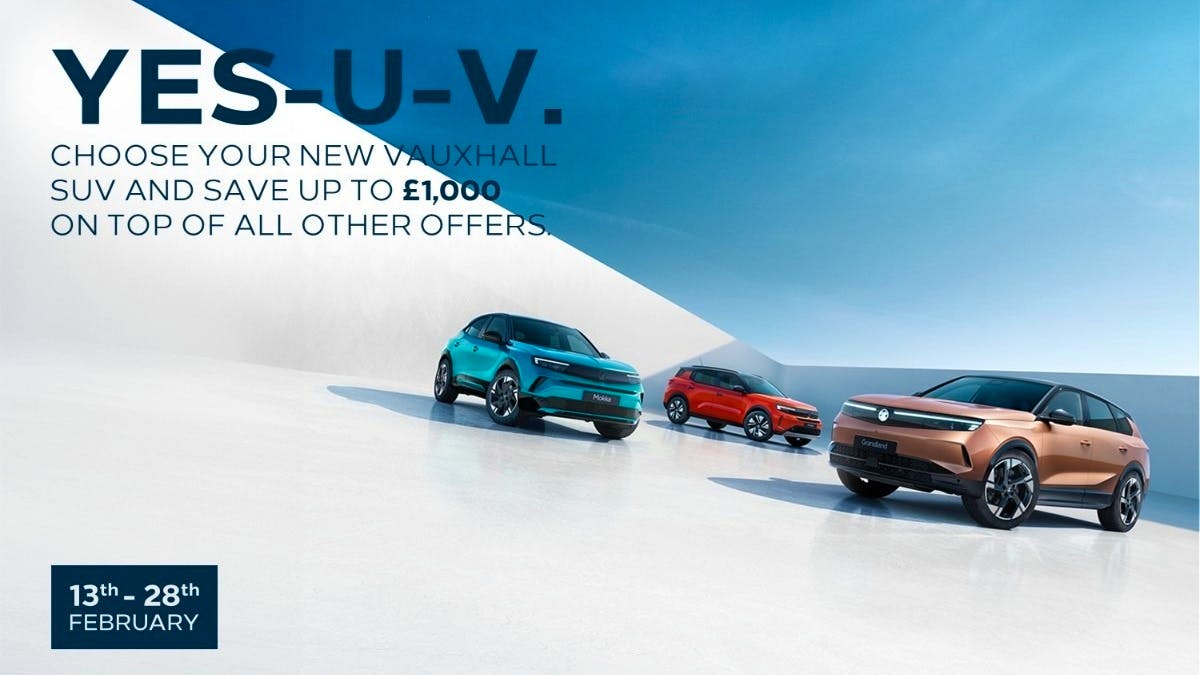 James Haugh and Vauxhall Announce SUV Sale Event