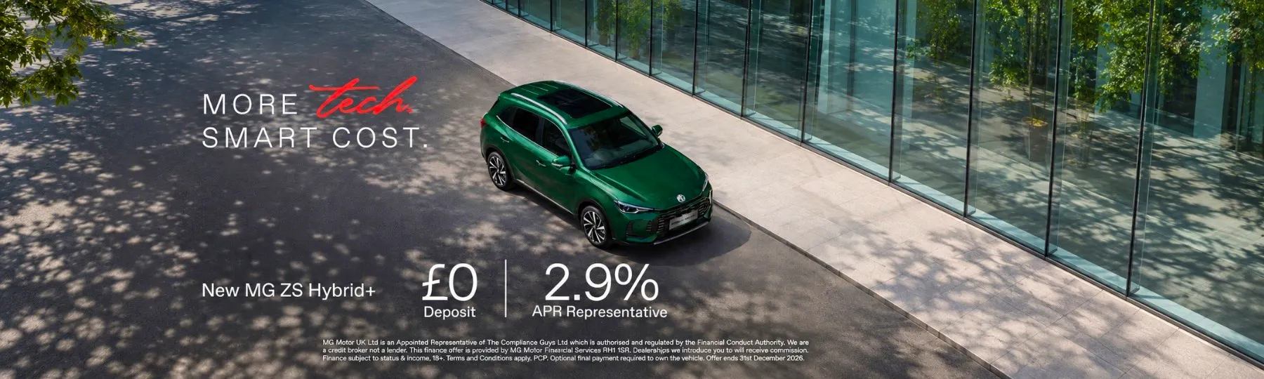 MG ZS Hybrid+ New Car Offer